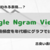 Google Ngram Viewer