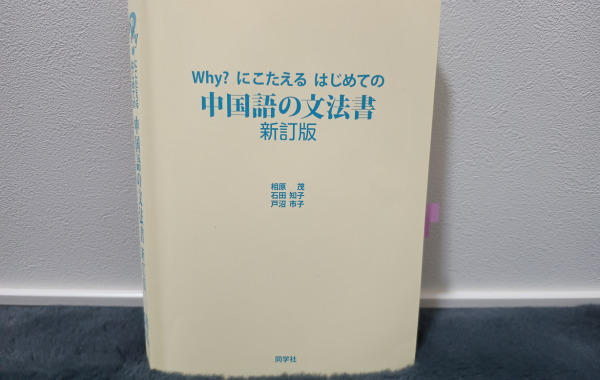 Whyにこたえる　中国語の文法書